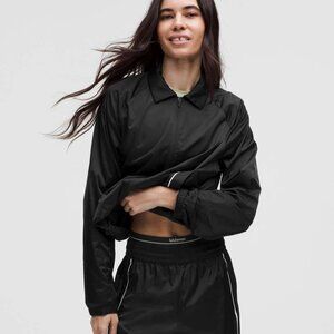 STRETCH SATIN NYLON JACKET